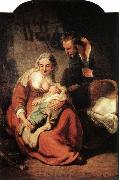 REMBRANDT Harmenszoon van Rijn The Holy Family x oil painting artist